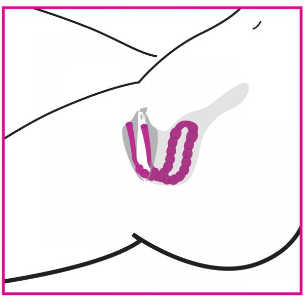 Petal Pusher Silicone Labia Spreader Pink Sex Toy Product