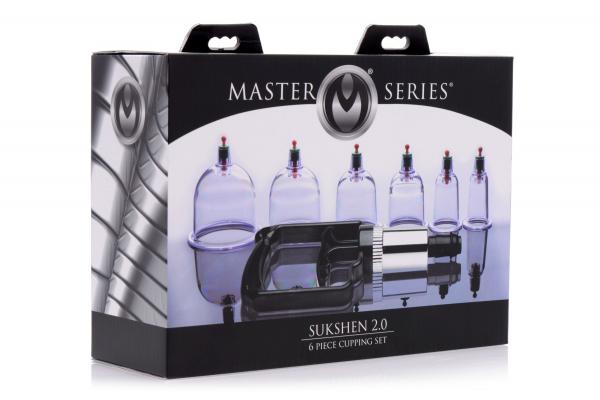 Sukshen 6 Piece Cupping Set With Acu-Points Sex Toy Product