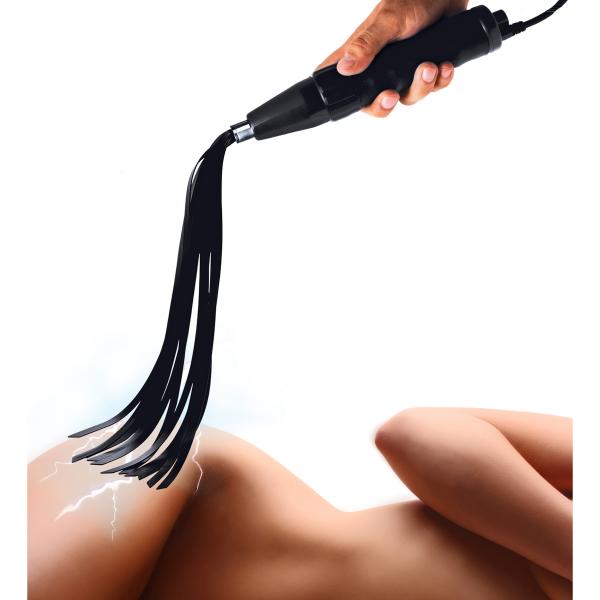 Extreme Twilight Flogger Silicone Estim Attachment Sex Toy Product