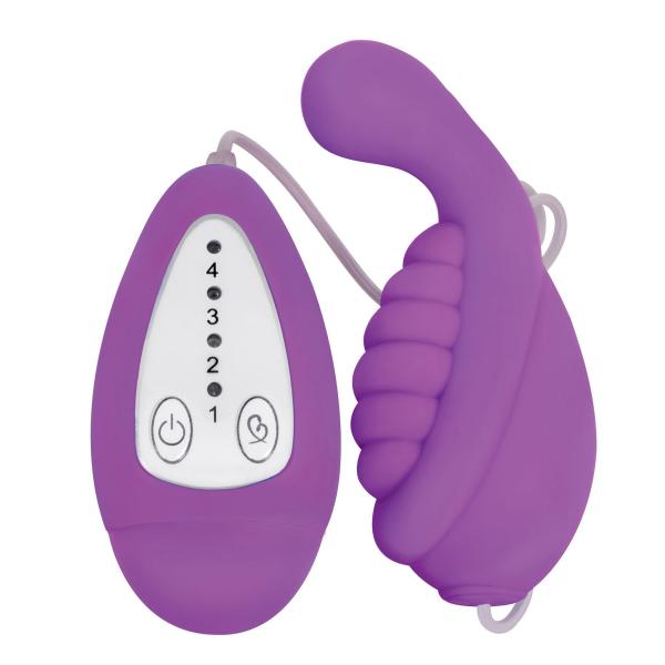 Whirl 4x Silicone Remote Vibe – Violet