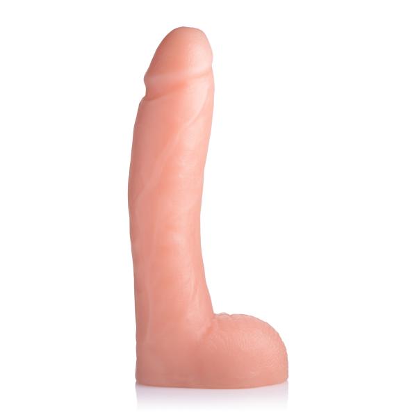 Lovebotz 10 Inches Cock Lock Dildo With Balls Beige Sex Toy Product