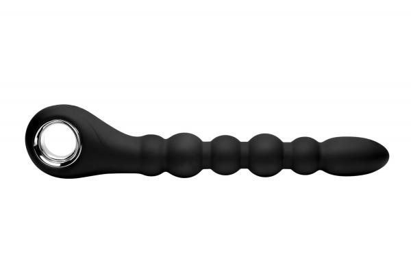 Dark Scepter 10X Vibrating Silicone Anal Beads Sex Toy Product