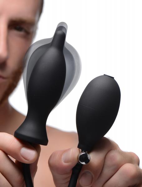 Dark Inflator Silicone Inflatable Anal Plug Black On Literotica