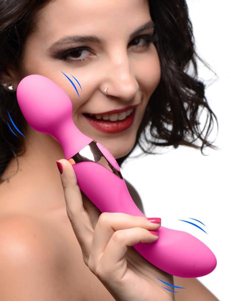 10x Dual Duchess 2-in-1 Silicone Massager – Pink