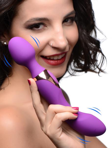 10x Dual Duchess 2-in-1 Silicone Massager – Purple