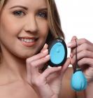 10x Silicone Vibrating Egg - Blue Image 2