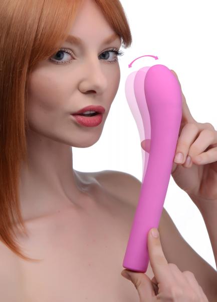5 Star 9x Come-hither G-spot Silicone Vibrator – Pink