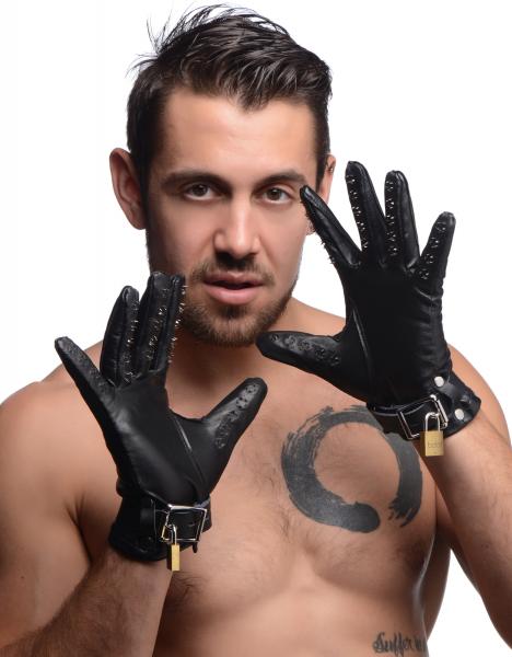 Locking Vampire Gloves Sex Toy Product