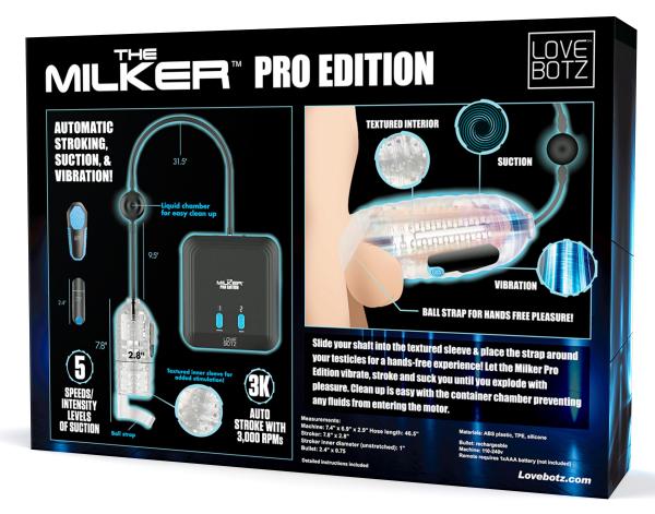 The Milker Pro Edition With Automatic Stroking, Suction And Vibration Image 4