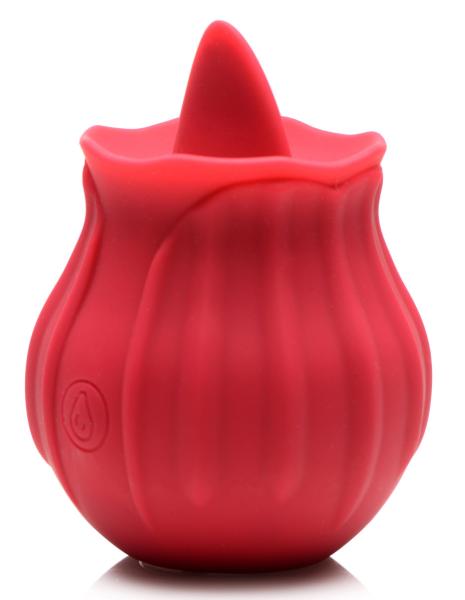 Bloomgasm Wild Violet 10x Silicone Clit Licking Stimulator - Red Sex Toy Product