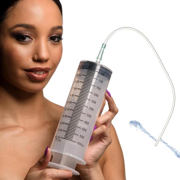 Enema Syringe With Tube - 550ml Sex Toy Product