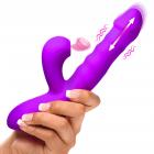 Thrusting And Sucking Silicone Rabbit Vibrator Image 2