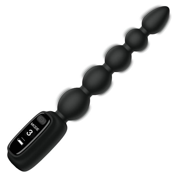 Silicone Anal Beads With Digital Display Sex Toy Product