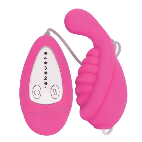 Whirl 4x Silicone Remote Vibe – Pink