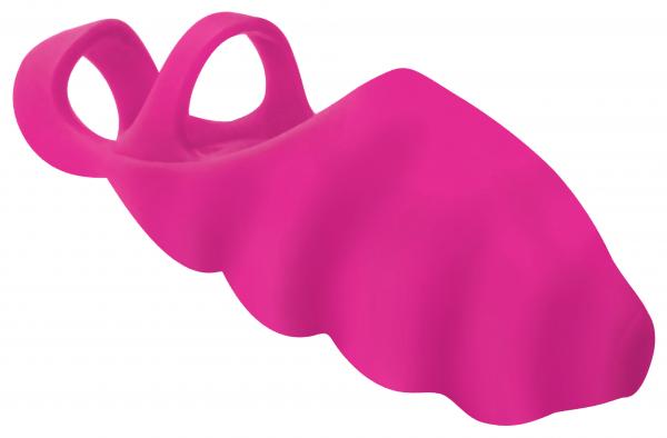 Thrill-her Silicone Finger Vibrator - Pink Sex Toy Product