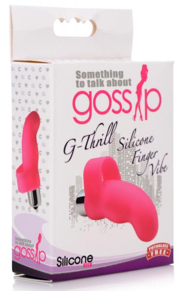 G-thrill Silicone Finger Vibe – Magenta