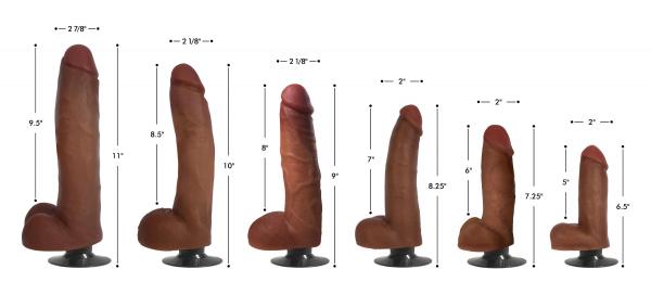 Jock Medium Vibrating Dildo With Balls - 11 Inch Sex Toy Product