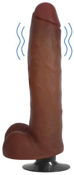 Jock Medium Vibrating Dildo With Balls - 11 Inch Sex Toy Product