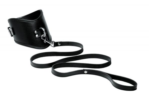 Isabella Sinclaire Leather Posture Collar With Leash Sex Toy Product