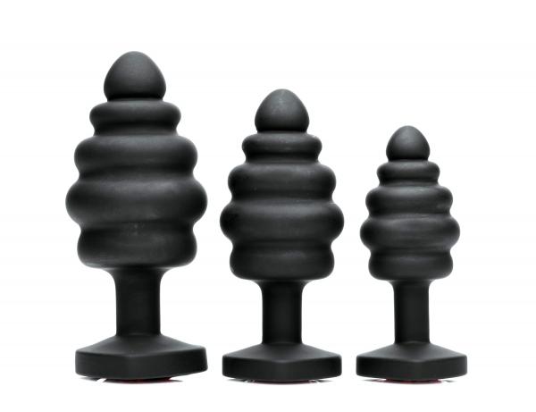 Isabella Sinclaire Heart Gem Silicone 3 Piece Anal Plug Set Sex Toy Product