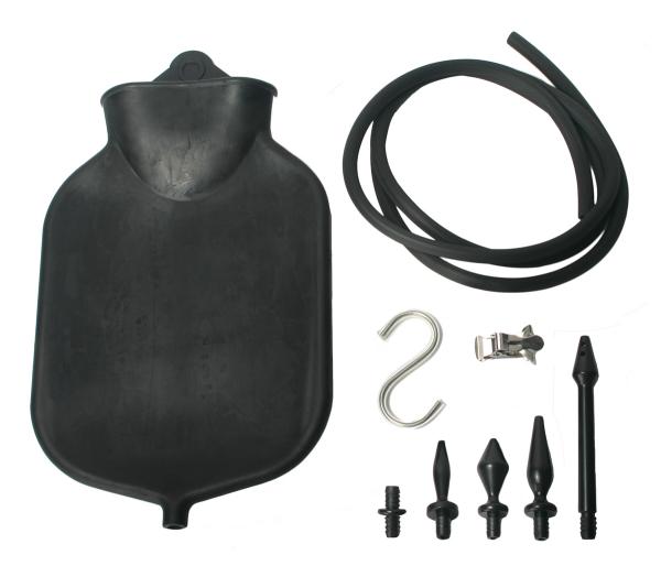 Deluge Deluxe Black Enema Set Sex Toy Product