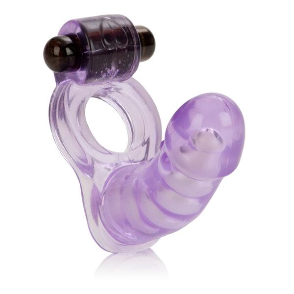 Double Diver Dual Penetration Vibrating Cock Ring  Sex Toy Product