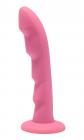 Strap U Ripples Silicone Dildo Pink Sex Toy Product