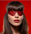 Crimson Full Blackout Embossed Blindfold Sex Toy Product