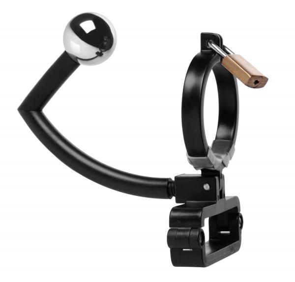 Oppressor Male Confinement Chastity Cage Ball Clamp Anal Hook Sex Toy Product
