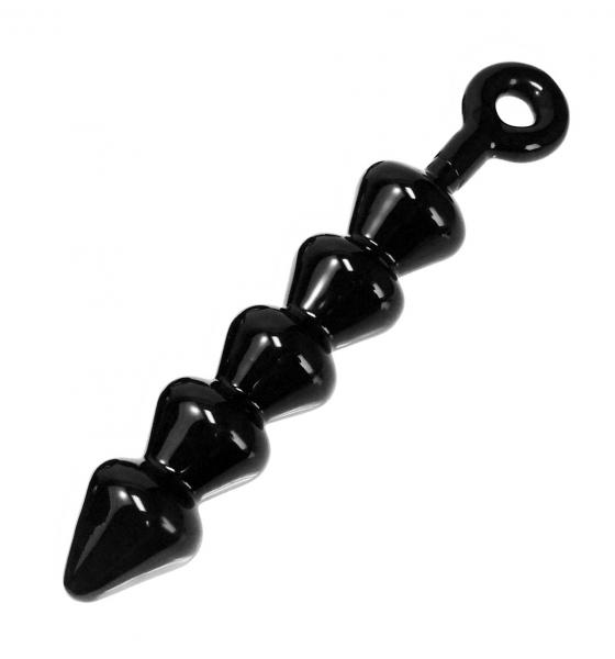 Anal Links Large Black Beads - Bulk Sex Toy Product