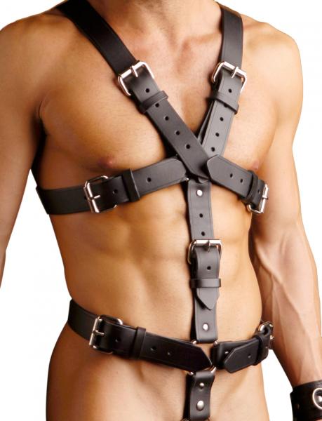 Strict Leather Body Harness S/M Sex Toy Product