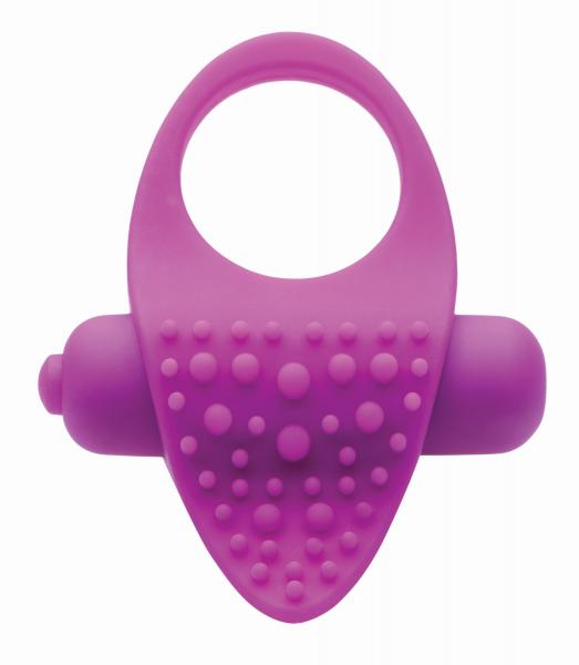 Versa Tingler Cock Ring, Finger Vibe Clit Stim Purple Sex Toy Product