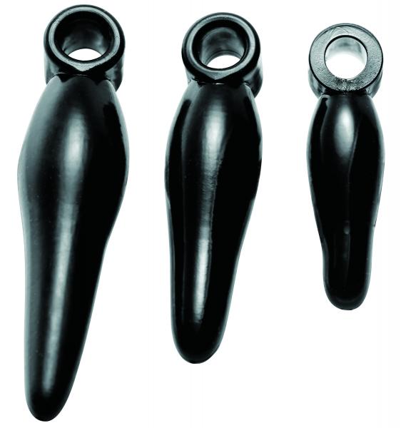 Rimmers 3 Piece Finger Bum Tickler Set Black Sex Toy Product