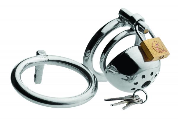 Solitary Extreme Confinement Cage Steel Silver Sex Toy Product