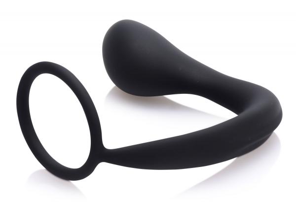 Explorer II Prostate Stimulator & Cock Ring Black Sex Toy Product